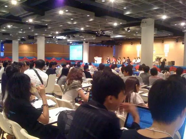 wordcampbkk02 บรรยากาศงานที่ศรีปทุม ใช้ห้องเดียวกันกับ Joomladay