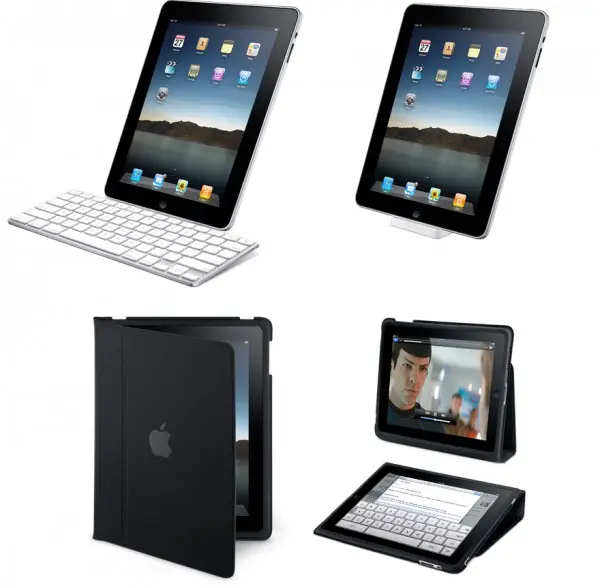 ipad-27 iPad มีอุปกรณ์เสริมมาตรฐานหลายอย่าง และผู้ผลิตเตรียม Support อีกส่วน
