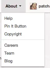 กดที่ About มุมขวาบนและ pin it button กดที่ About มุมขวาบนและ pin it button
