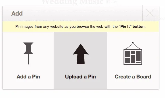 ใช้ปุ่ม Upload จากคอมพิวเตอร์ของเราได้เลยครับ pinterest ใช้ปุ่ม Upload จากคอมพิวเตอร์ของเราได้เลยครับ pinterest