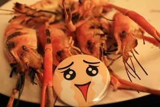 saabsueng-18 sss อ๋อ เพื่อนกุ้งนั่นเอง yummy !