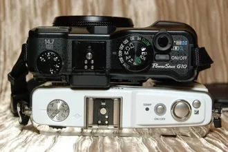olympus_ep1_canon-g10 G10 อ้วนแต่สั้นกว่า E-P1