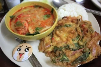 sss-tmb1 ซาบซึ้งไข่เจียว(ชื่อร้าน) และต้มยำกุ้ง เด็ด!
