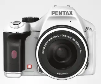 pentax-K-x-white เลือกกล้องสีขาวกับกริปดำ ออกมาดังภาพ ลองเล่นดูที่ลิงก์ด้านบนครับหมุนกล้องได้ด้วย