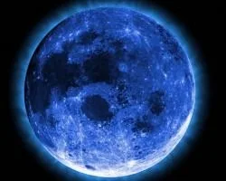 blue-moon Photo provided - The ?blue moon? appears to be blue in certain years due to dense particles. But for the most part, its name designates its unusualness.