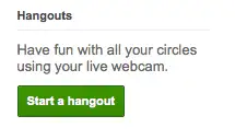 กดปุ่ม start hangout กดปุ่ม start hangout
