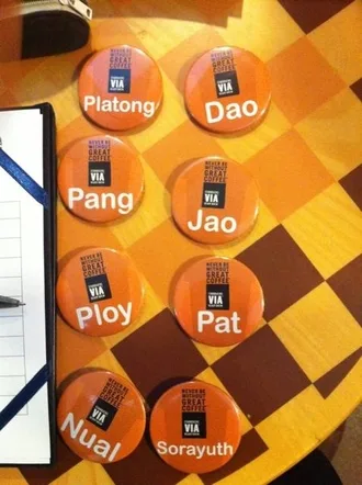 StabucksVIA เข็มกลัด StabucksVIA เข็มกลัด